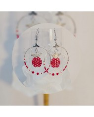 Ananas Boucles d'Oreilles  - Perles Délicas