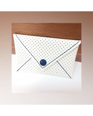 Pochette en Vinyl Laqué Perforé