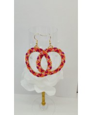 Boucles d'Oreilles "Soleil" - Perles Délicas & Rocailles