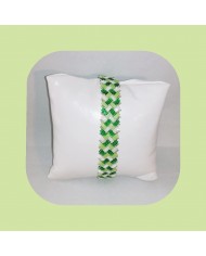 Bracelet vert "Jungle" - tissé main perles Miyuki