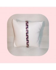 Bracelet "Princesse Violetta" - tissé main perles Miyuki
