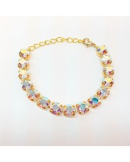 Copie de Serti bracelet SS39 blanc et or