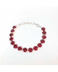 Serti bracelet SS39 rouge