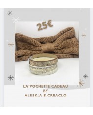 Pochette surprise de Noël Taupe