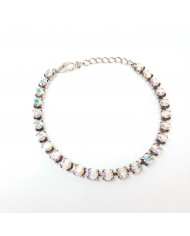 Bracelet Swarovski serti couleur Crystal irisé