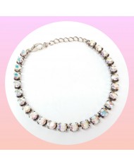 Bracelet Swarovski serti couleur Crystal irisé