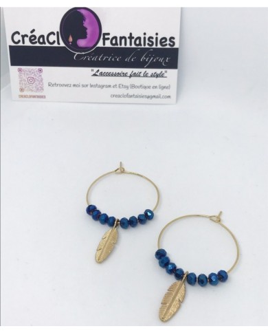  Pochette surprise de Noël Bleue scintillante