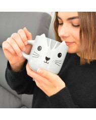 Mug chat gris Mug chat gris