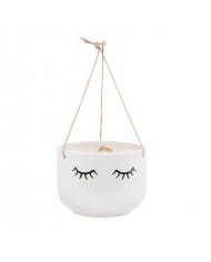 Pot de fleurs suspendu Yeux Fermés Pot de fleurs suspendu Yeux Fermés