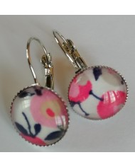 dormeuses en liberty Wiltshire pois de senteur