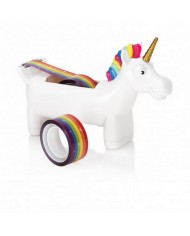 Dévidoir de scotch arc en ciel licorne Dévidoir de scotch arc en ciel licorne