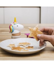 Set coquetier Licorne et coupe toast Etoile Set coquetier Licorne et coupe toast Etoile