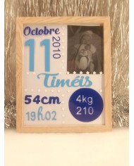 cadre lumineux : un souvenir de naissance à personnaliser